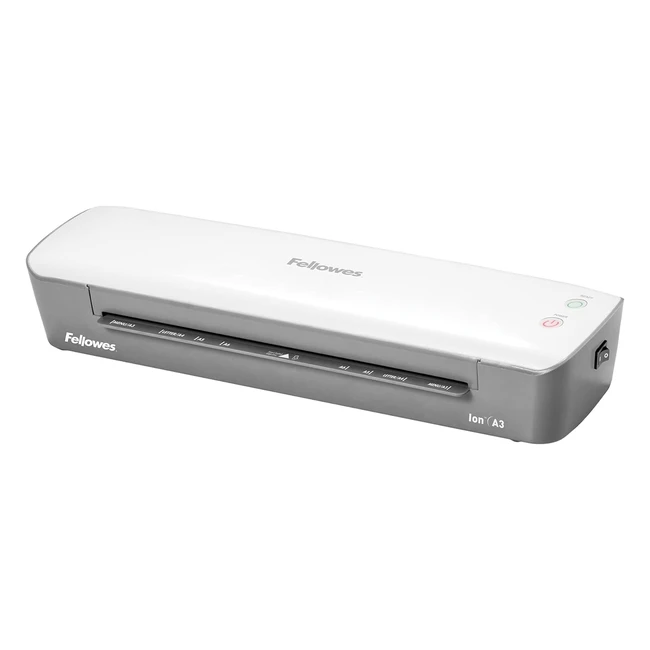 Plastificadora Fellowes Ion A3 - Uso ocasional - Lista en 4 min - 80125 micras - 10 fundas gratis