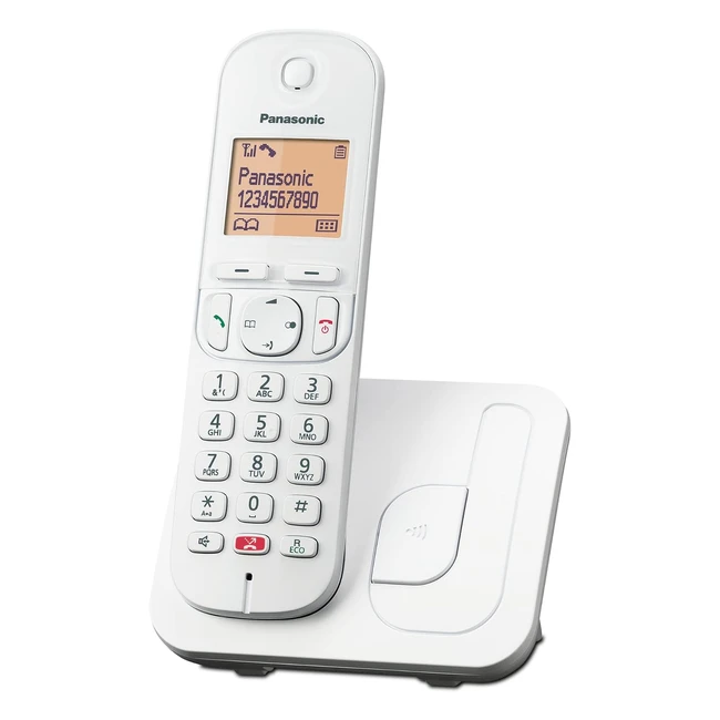 Telfono Inalmbrico Panasonic KXTGC250SPW para Personas Mayores - Bloqueo de 