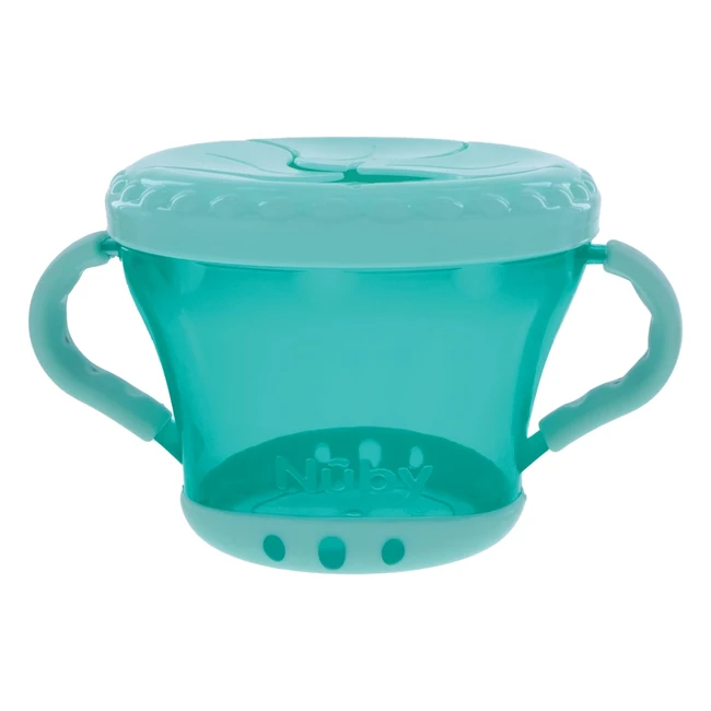 Nuby Caja de Galletas 12m - Colores Surtidos - Mantn la Comida Segura