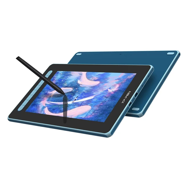 Tablette graphique XP-Pen Artist 12 2nd Gen avec écran laminé 11.6 pouces, stylet X3 - 8192 niveaux - Windows Mac Chrome OS Android Linux - Bleu