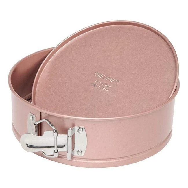 Wiltshire Springform Pan 19cm Cake Mould with Nonstick Coating - Rose Gold