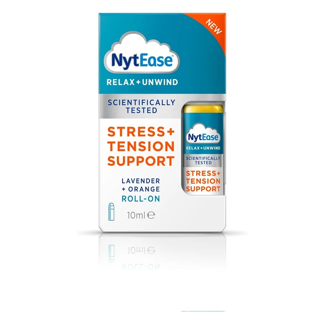 Nytease Roll-On 10ml - Stress & Tension Support, Formulated with Jojoba Oil