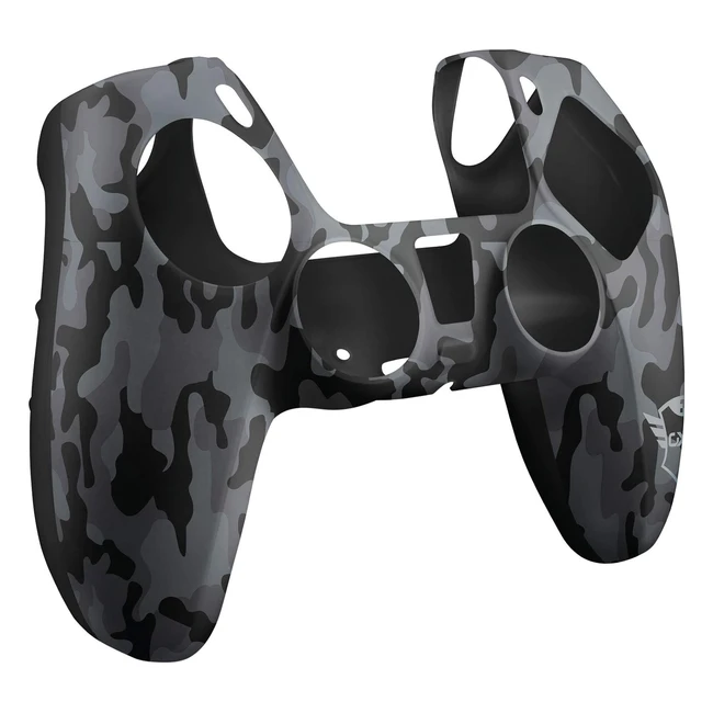 Trust Gaming GXT 748 PS5 Controller Skin - AntiSlip Silicone Cover Case - Wireless DualSense Controller - Camouflage Black