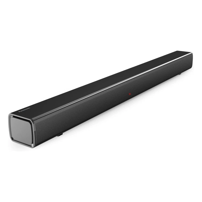 Panasonic SCHTB100 Slim Soundbar | Dynamic Sound | Bluetooth USB HDMI | Black