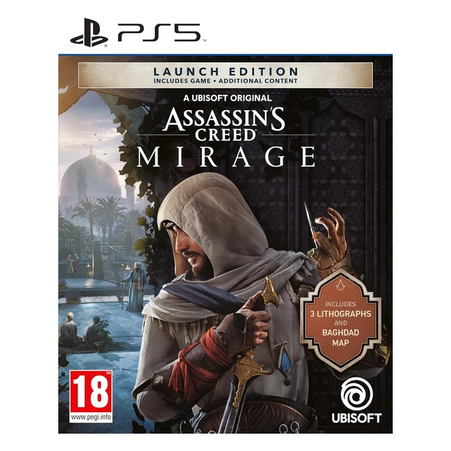 Assassin's Creed Mirage Launch Edition | PS5 | Exclusive to Amazon.co.uk | Preorder Bonus Included