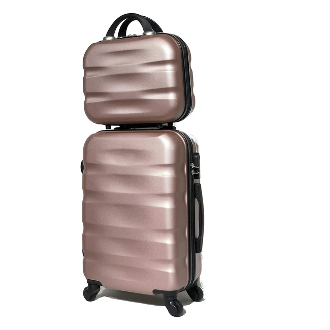 Valigia ABS Cabina  Vanity Case - Oro Rosa - Modello 5806S