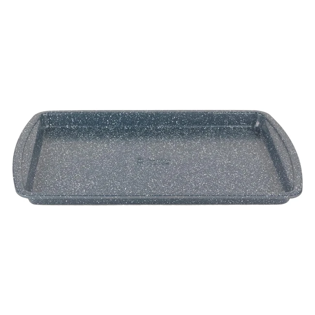 Russell Hobbs RH00998EU Nightfall Stone Baking Tray Sheet - Blue Marble Design - Oven Safe up to 220C - PFOA Free - Perfect for Biscuits & Cookies
