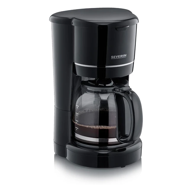 Severin Filterkaffeemaschine KA 4320, 10 Tassen, Schwarz