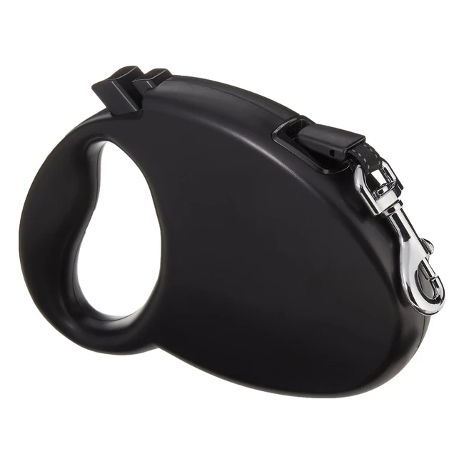 Guinzaglio retrattile Amazon Basics per cani misura media 5m - Resistente e regolabile