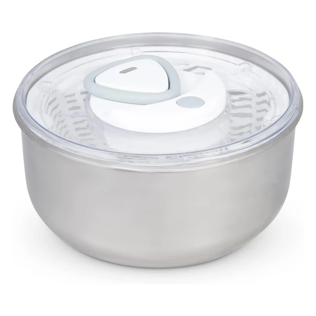 Centrifuga per Insalata Zyliss E940020 Easy Spin 2 - Grande Acciaio Inossidabil