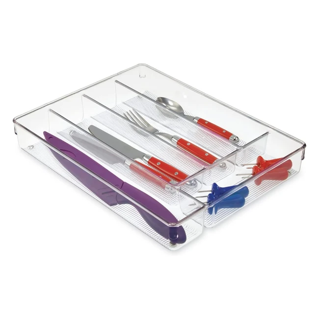 InterDesign 55930EU Linus Besteckkasten Max - Organizer fr Kchenschublade