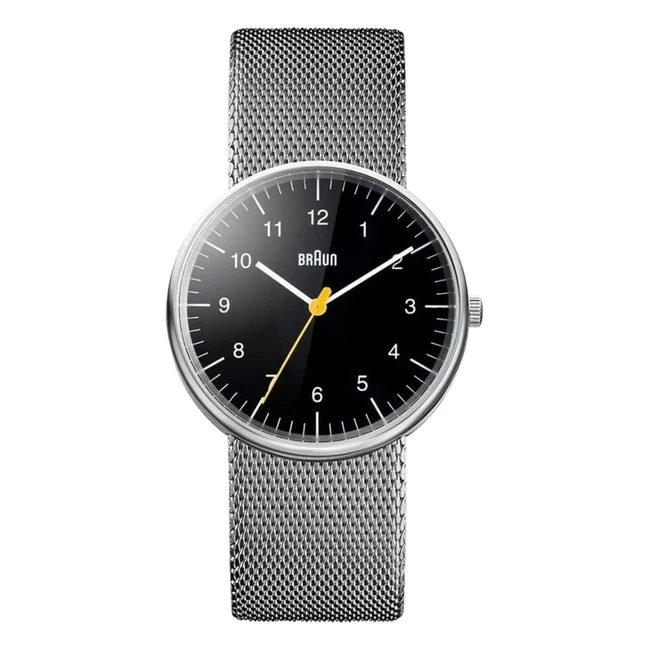 Braun Men's Quartz Watch | Stainless Steel Strap | BN0021BKSLMHG