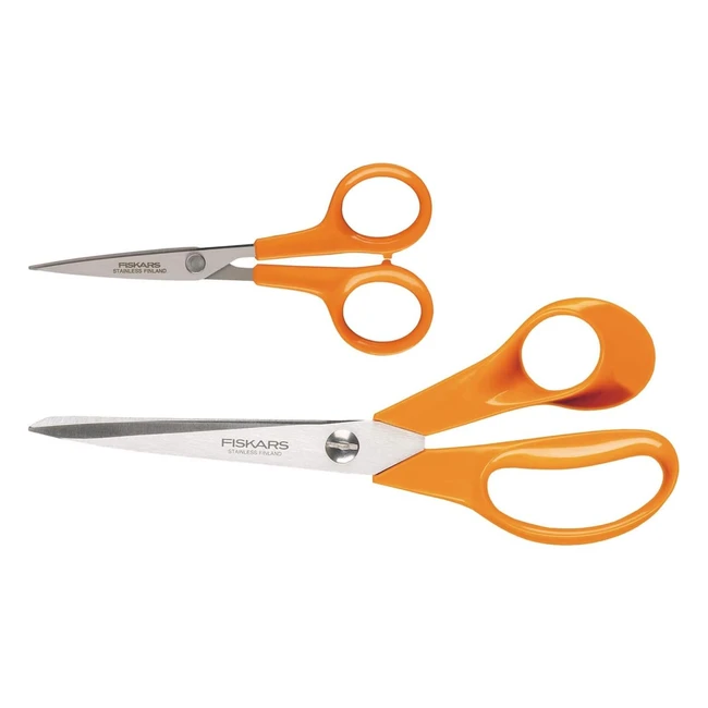Set de Tijeras Fiskars Classic - Universales y para Trabajos Manuales - Ref. 1005148 y 1005153