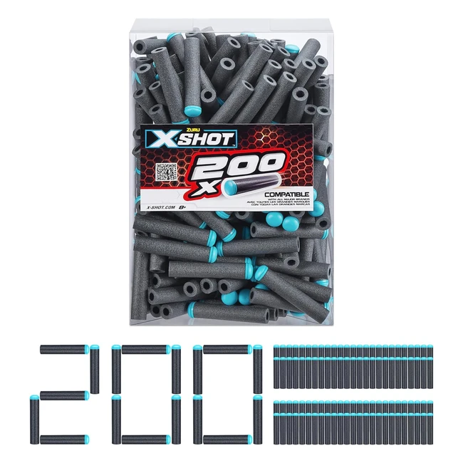 Pack de 200 flchettes de recharge XShot Excel - Munitions illimites pour vos