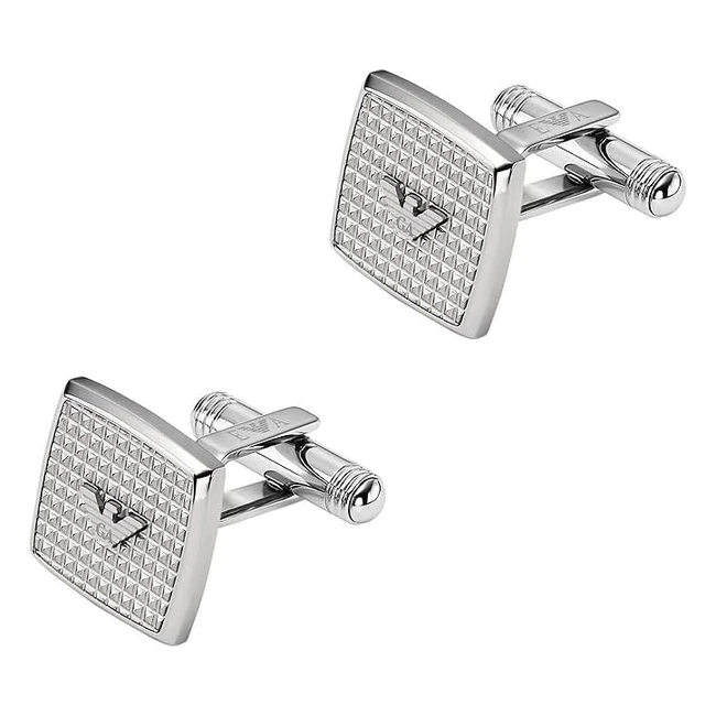 Emporio Armani Herren Manschettenknpfe EGS2989040 Edelstahl kein Edelstein