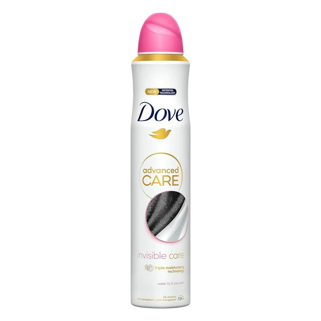 Dove Advanced Care Invisible Care Antiperspirant Deodorant 72hr Protection No 