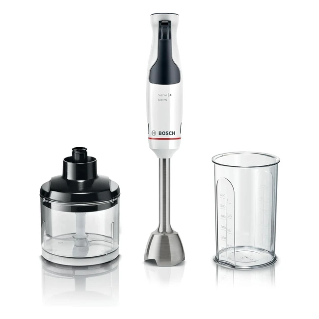 Bosch Ergomaster Series 4 MSM4W220 Hand Blender Chopper - Stark & Effizient