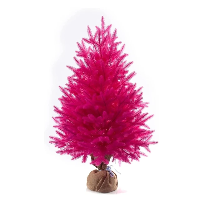 Albero di Natale Artificiale Rosa Onyx 85cm - Evexmas
