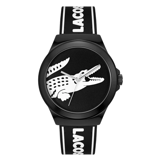 Lacoste Men's Quartz Watch 2011185 - Black Silicone Bracelet