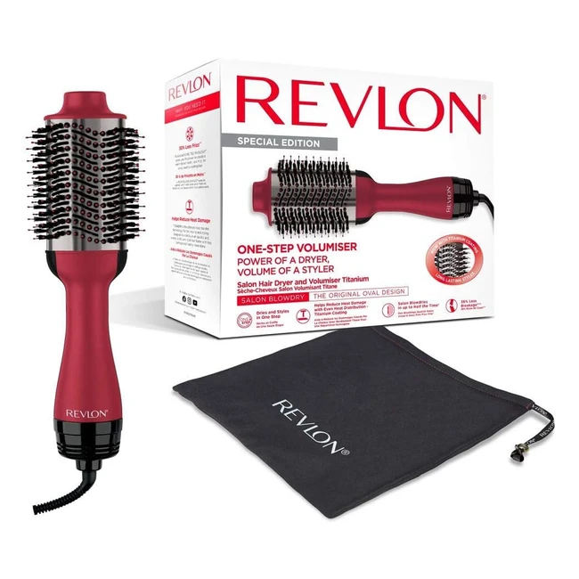 Revlon Salon One Step Haartrockner und Volumizer mit Titanium-Beschichtung RVDR5