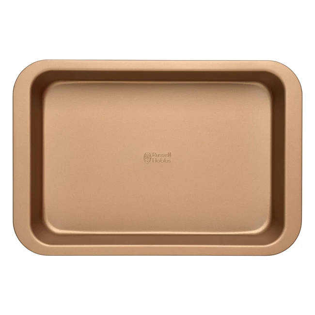 Russell Hobbs Opulence Roasting Baking Oven Tray Nonstick 36cm - Gold