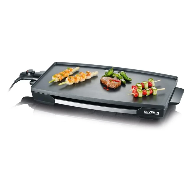 Severin KG 2397 Tischgrill 2200 W Antihaft-beschichtete XXL-Grillflche Edelsta