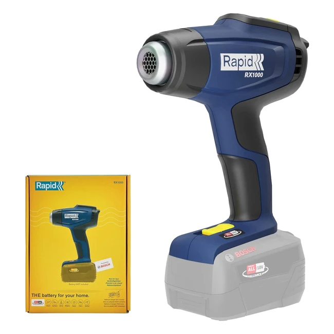 Pistolet thermique sans fil Rapid RX1000 - Chaleur rglable jusqu 550C - 