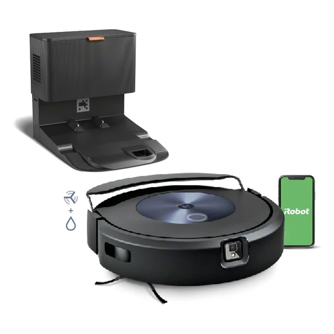 iRobot Roomba Combo J7 Self-Emptying Robot Vacuum & Mop | Smart Mapping | Alexa | Ideal for Pets