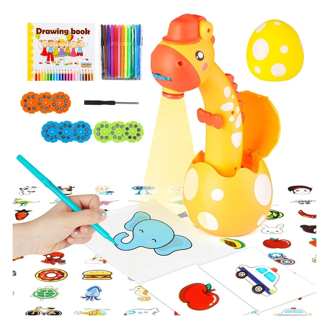 Proiettore Disegno per Bambini Ketiee - Giocattolo Educativo per Imparare a Dise