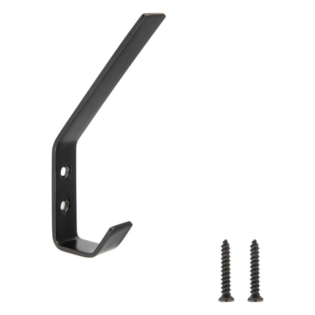 Manteau noir opaque AB6000FB5 de Amazon Basics - Capacité de charge de 16 kg - Lot de 5