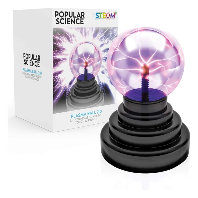 Popular Science Plasma Ball 20 - STEM Educational Toy