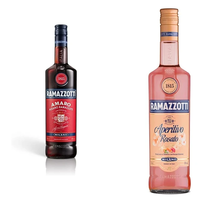 Ramazzotti Amaro - Italienischer Digestif mit 33 verschiedenen Kräutern - 1L