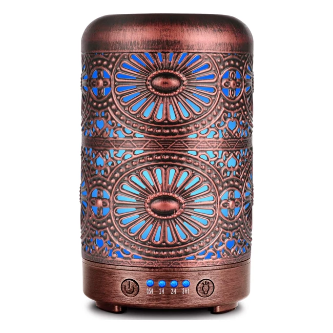 Difusor Aceites Esenciales Salking 100ml - Humidificador Ultrasnico con LED de