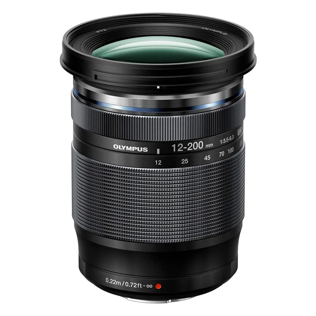 Obiettivo Telezoom Olympus MZuiko ED 12-200mm f35-63 Nero