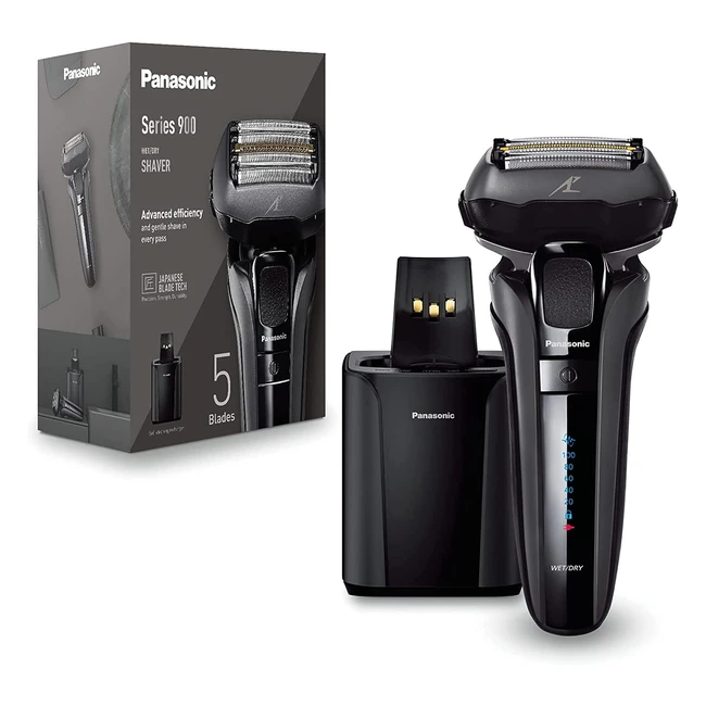 Rasoir électrique Panasonic ES-LV9UK803 avec nettoyage automatique - Rasage précis et confortable