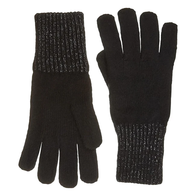 sOliver Damen Handschuhe - Schwarz Gre 1 - Kostenlose Lieferung