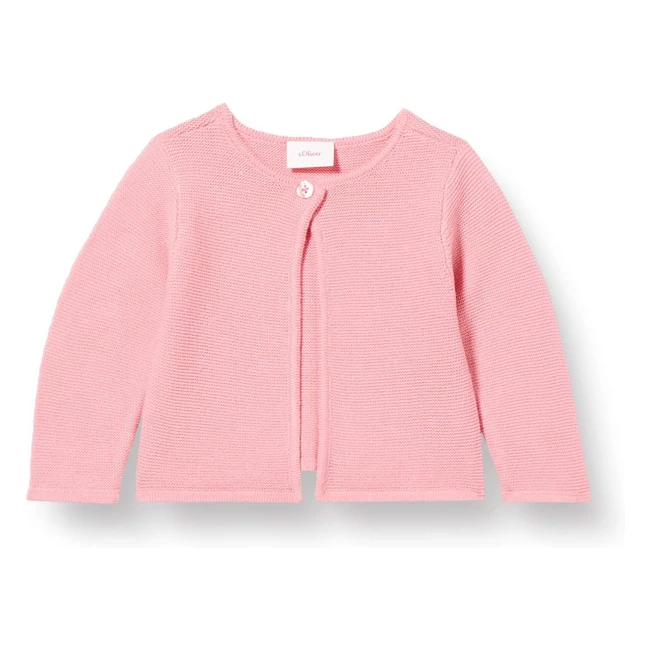 sOliver Junior Baby Mdchen Strickjacke Langarm Pink 68 - Jetzt bestellen