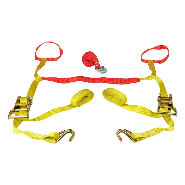 Sistema de Amarre para Motocicletas - Fijación de Carga - 6 Piezas