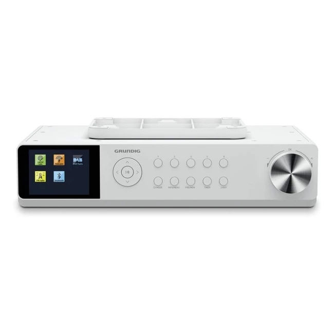 Radio de cocina Grundig DKR DAB con Bluetooth y DAB - Blanco