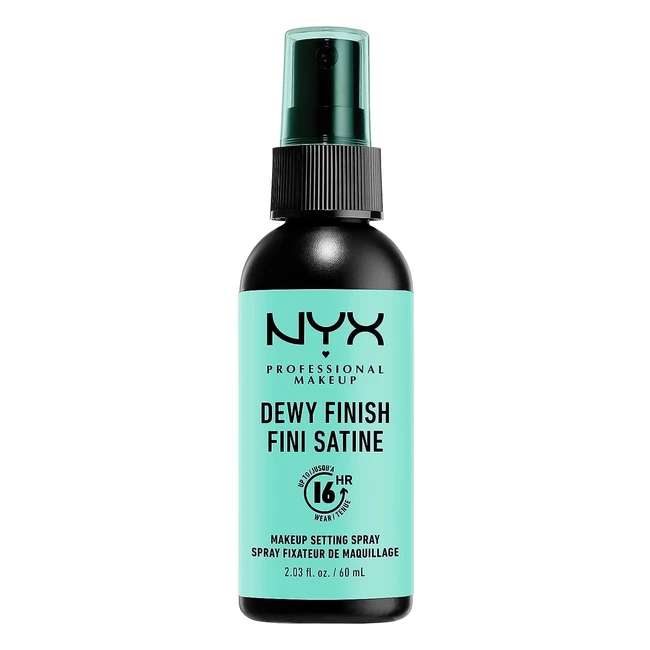 NYX Professional Makeup Setting Spray - Long Lasting Formula - Dewy Finish - 60m