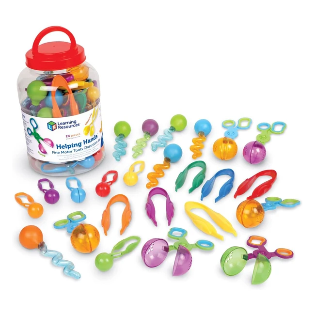 Kit de motricité fine Helping Hands pour la classe - Jouets sensoriels pour les tout-petits - 24 pièces