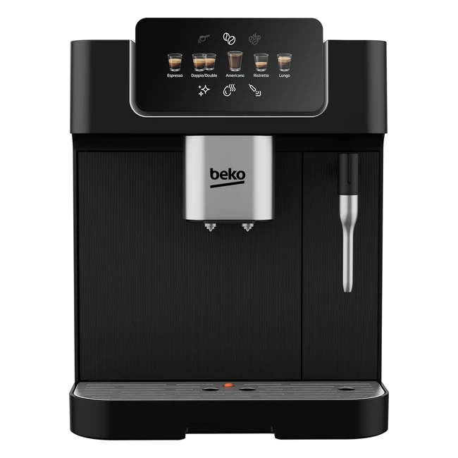 Beko Caffeexperto Bean to Cup Coffee Machine - Black Touch Screen 2L Capacity