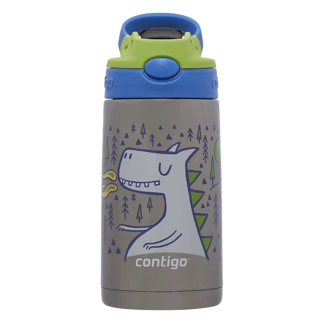 Contigo Kids Thermal Drinking Bottle - Easy Clean Autospout - BPA-Free Stainless Steel - 100% Leakproof - Ideal for School and Sports