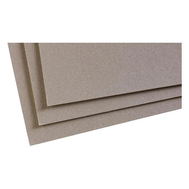 Clairefontaine 197023C - Confezione carta Pastelmat 5 fogli - 24x32 cm 360g - Grigio Scuro