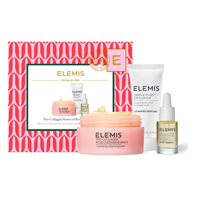Elemis Limited Edition Rose Brightening Christmas Collection - Luxury Skincare Gift Set