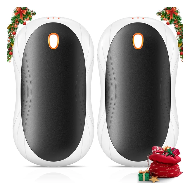 Scaldamani Elettrico Riutilizzabile Cnkeeo - 2 Pack - Riscaldamento Duraturo - Regalo Invernale