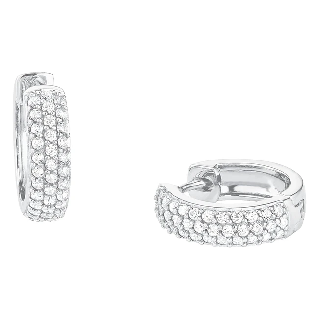 Boucles d'oreilles Soliver Croles avec Zirconia Synth, Turquoise - Livraison Gratuite