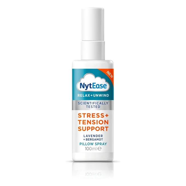 Nytease Pillow Spray 100ml - Stress  Tension Support - Spray on Pillow or Bed L