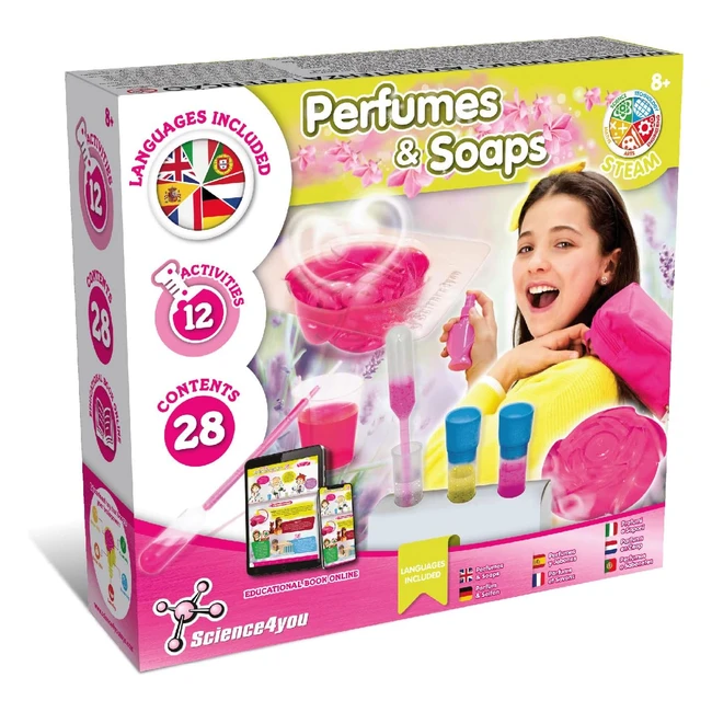 Science4You Parfums et Savons - Kit Educatif de Sciences et Jeu - Pour Enfant de 7-9 ans