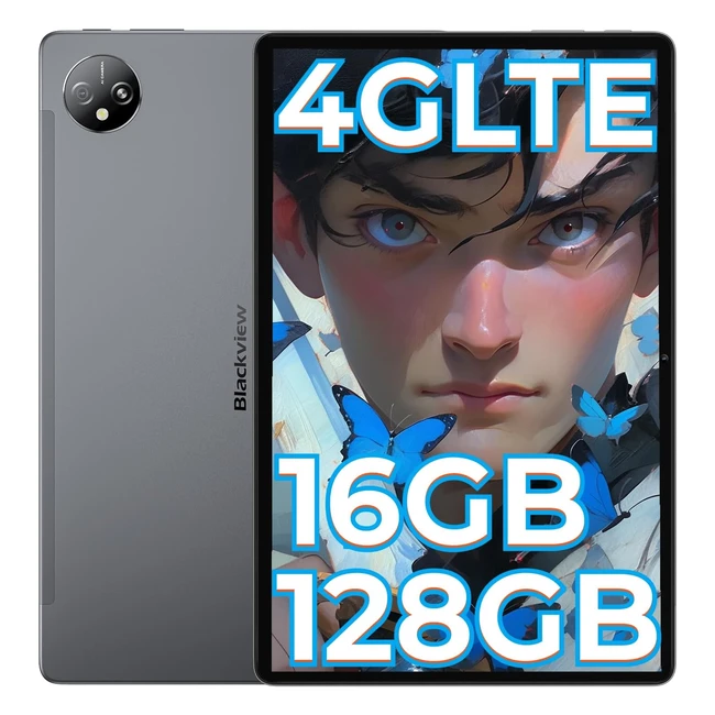 Tablette Blackview Tab 80 - 10 pouces Android 13 - 16Go/128Go - Double 4G LTE/5G - WiFi - Batterie 7680mAh - Face ID - GPS - OTG